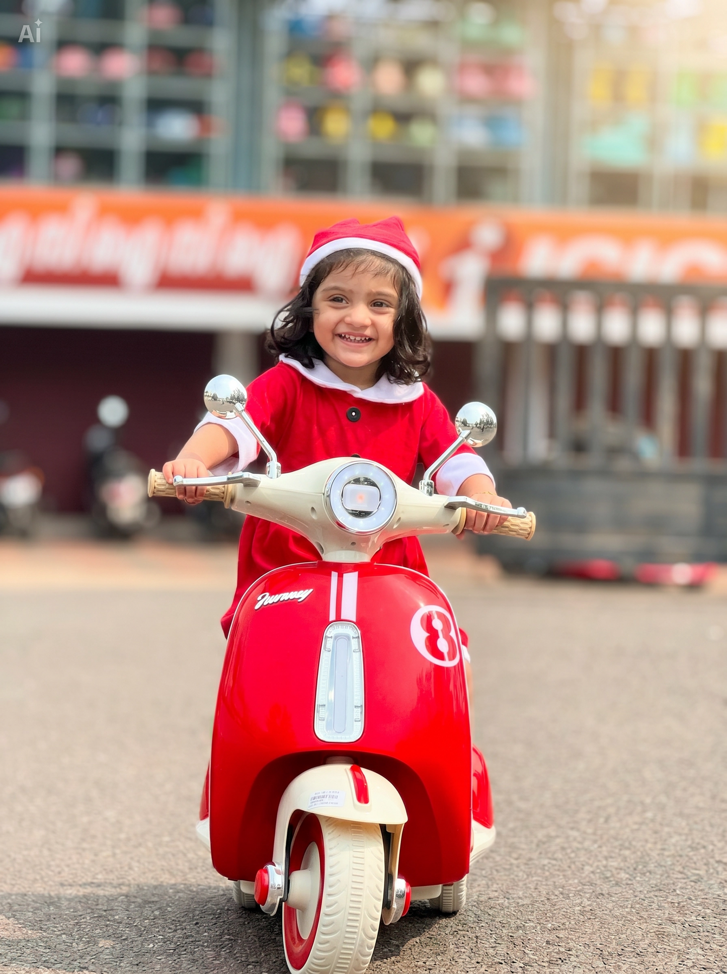 🛵 Moto Électrique Vintage Vespa pour Enfants –دراجة فيسبا كهربائية للأطفال –🛵