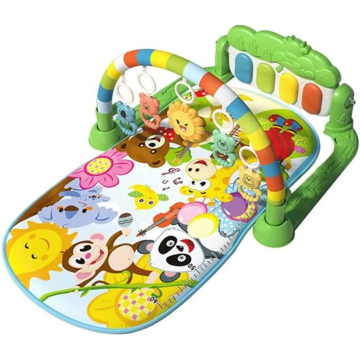 Tapis D'Eveil Bebe Tapis De Jeux Bebe Tapis D Eveille Bebe Baby Gym Play Mat Fitness Activity Music Lights Fun Piano Education