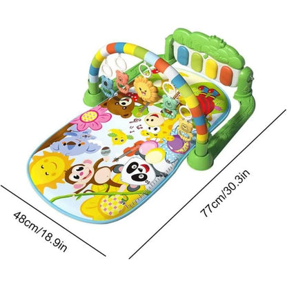 Tapis D'Eveil Bebe Tapis De Jeux Bebe Tapis D Eveille Bebe Baby Gym Play Mat Fitness Activity Music Lights Fun Piano Education